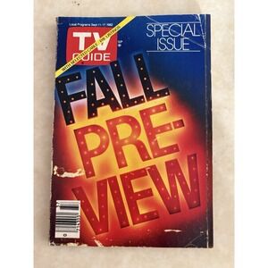 TV Guide Fall Preview September 11-17, 1982 Special Issue, Ads